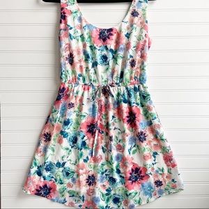 Rue21 Floral Sleeveless Scoop Flowy Mini Dress